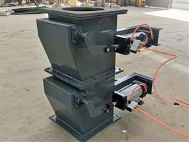 氣動雙層翻板閥