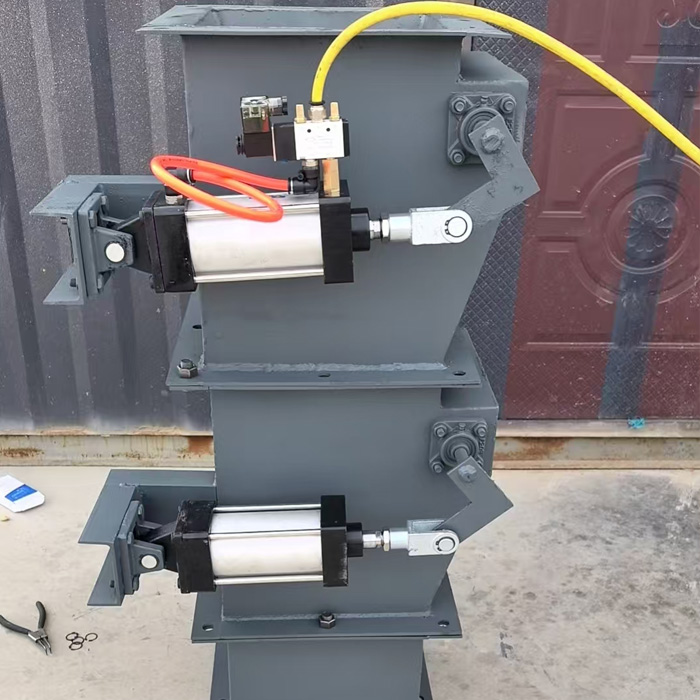 氣動(dòng)雙層翻板閥